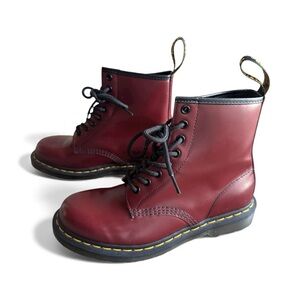 SOLD - Dr. Martens Red Cherry Lace Up Boots